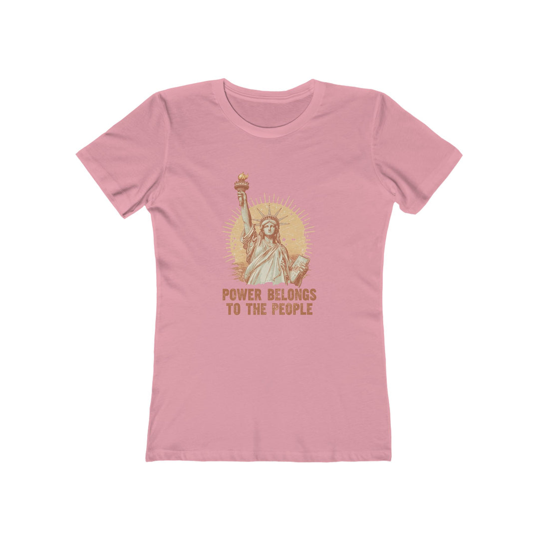 Power Belongs to the People T-Shirt | Statue of Liberty Activist Graphic Tee- Ten & Timber