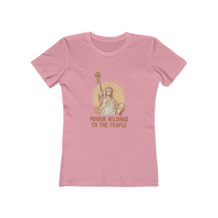 Power Belongs to the People T-Shirt | Statue of Liberty Activist Graphic Tee- Ten & Timber
