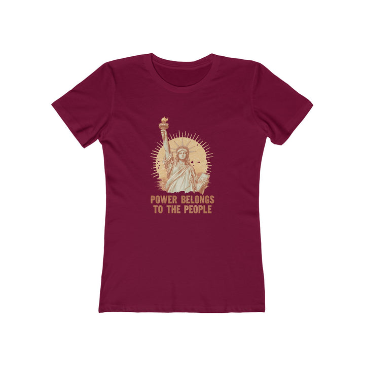 Power Belongs to the People T-Shirt | Statue of Liberty Activist Graphic Tee- Ten & Timber