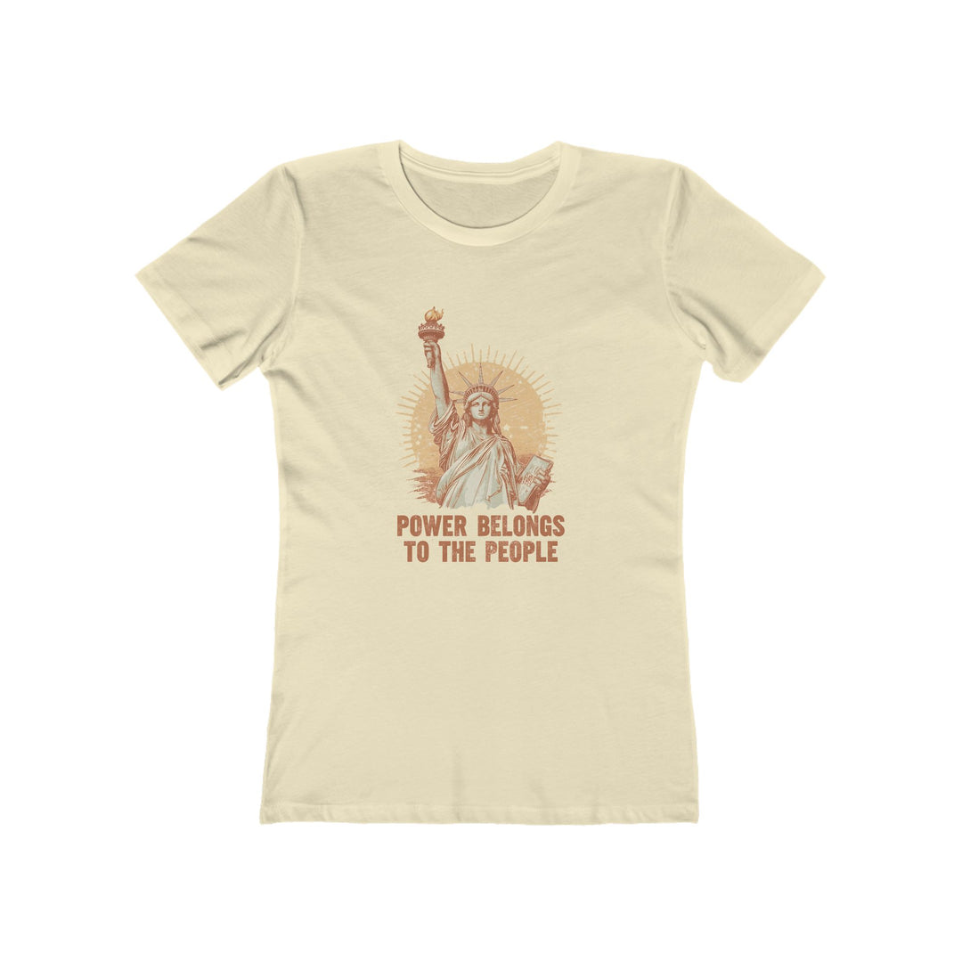 Power Belongs to the People T-Shirt | Statue of Liberty Activist Graphic Tee- Ten & Timber