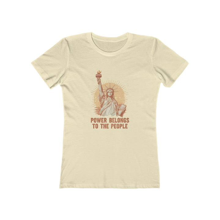 Power Belongs to the People T-Shirt | Statue of Liberty Activist Graphic Tee- Ten & Timber