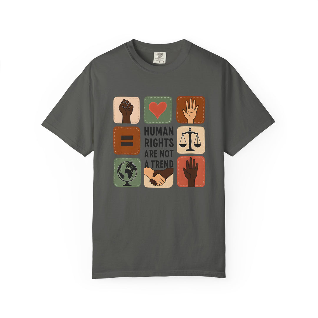 Human Rights Are Not a Trend TShirt Social Justice Graphic Tee Equality Activist Shirt ProHuman Rights Unisex Top- Ten & Timber