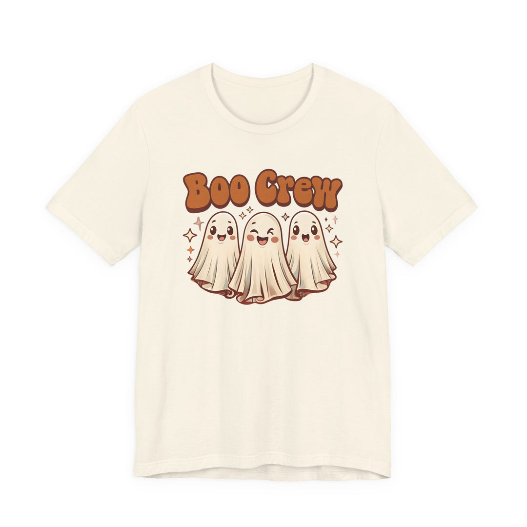 Boo Crew Halloween T-Shirt Cute Retro Ghost Friends Graphic Tee, Spooky Season Shirt, Fall Pumpkin Patch Outfit- Ten & Timber