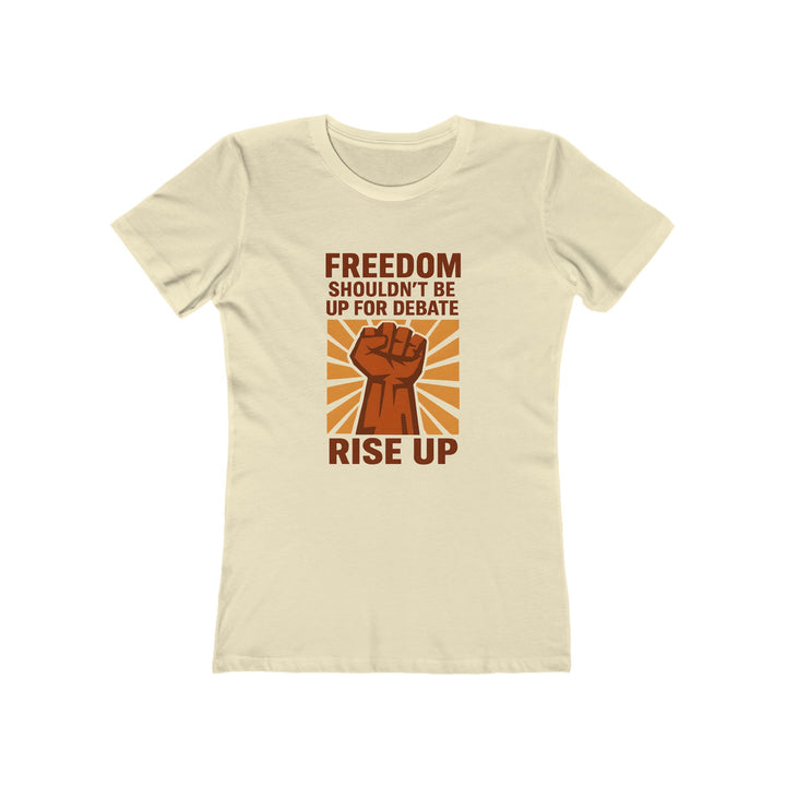 Freedom Rise Up T-Shirt | Bold Activist Protest Equality Graphic Statement Tee- Ten & Timber
