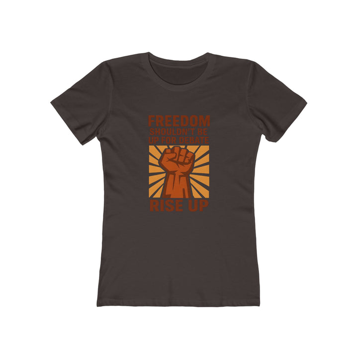 Freedom Rise Up T-Shirt | Bold Activist Protest Equality Graphic Statement Tee- Ten & Timber