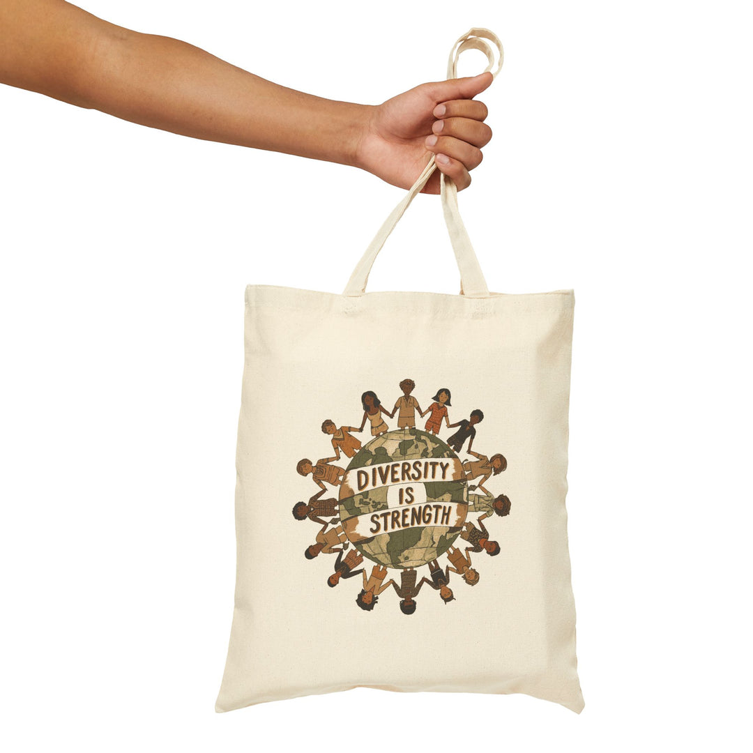 Diversity Is Strength Tote Bag | Eco-Friendly Equality & Unity Activist Bag- Ten & Timber