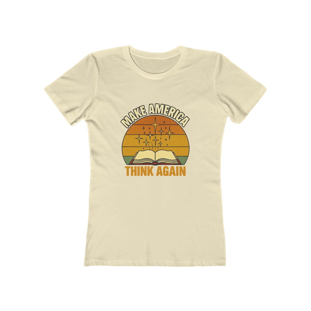 Make America Think Again T-Shirt | Retro Book Graphic Motivational Tee- Ten & Timber