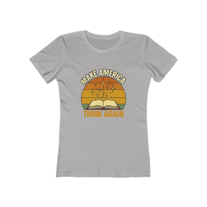 Make America Think Again T-Shirt | Retro Book Graphic Motivational Tee- Ten & Timber