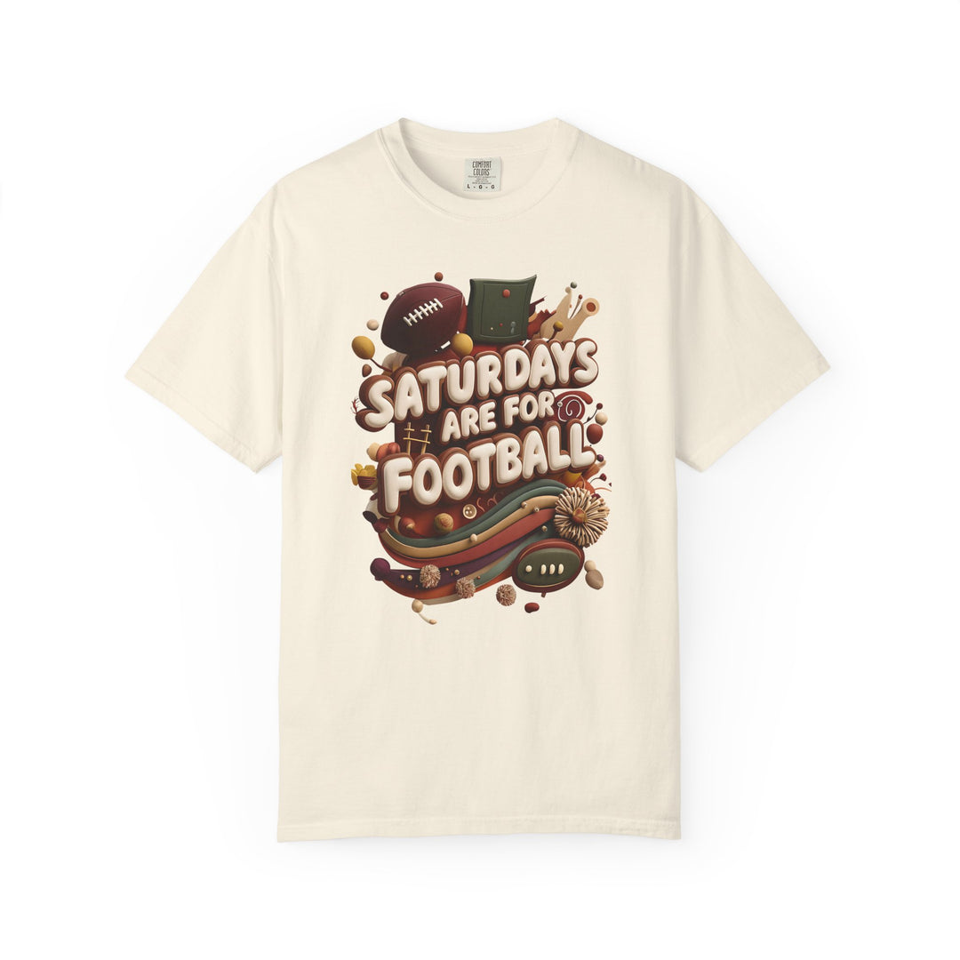 Saturdays Are For Football TShirt College Game Day Tee for Football Fans- Ten & Timber
