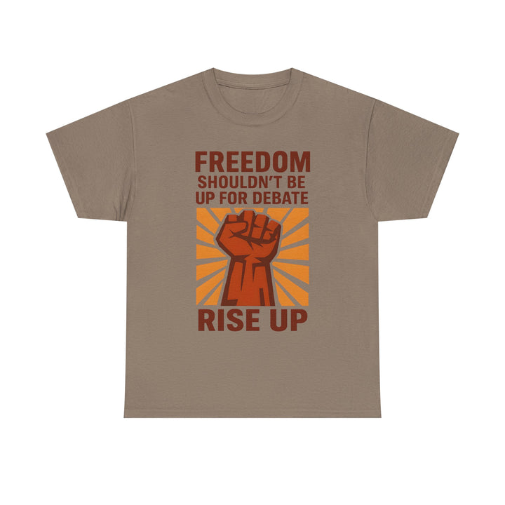 Bold Justice Statement Tee, Protester Shirt for Activists & Human Rights Supporters