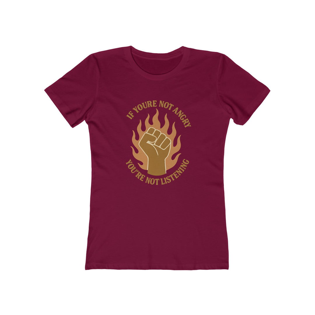If You’re Not Angry T-Shirt | Bold Protest Activist Equality Graphic Tee- Ten & Timber
