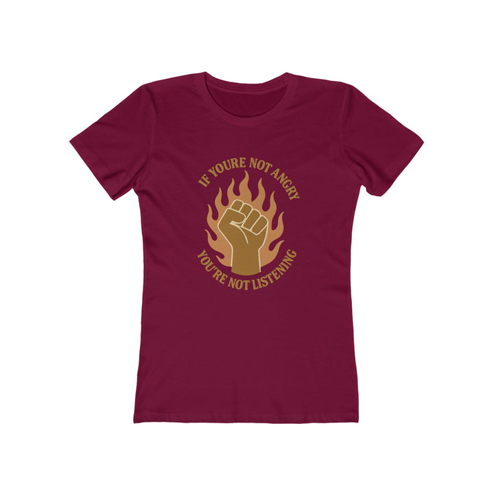 If You’re Not Angry T-Shirt | Bold Protest Activist Equality Graphic Tee- Ten & Timber