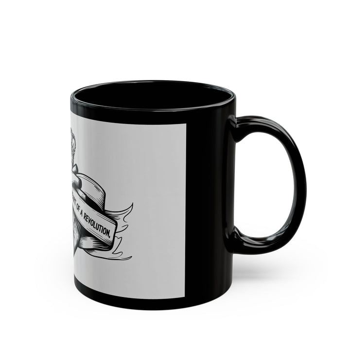 Mindset of a Queen Mug – Heart of a Revolution Coffee Cup, Empowerment Gift for Women, Crown & Heart Design, Feminist Mug- Ten & Timber