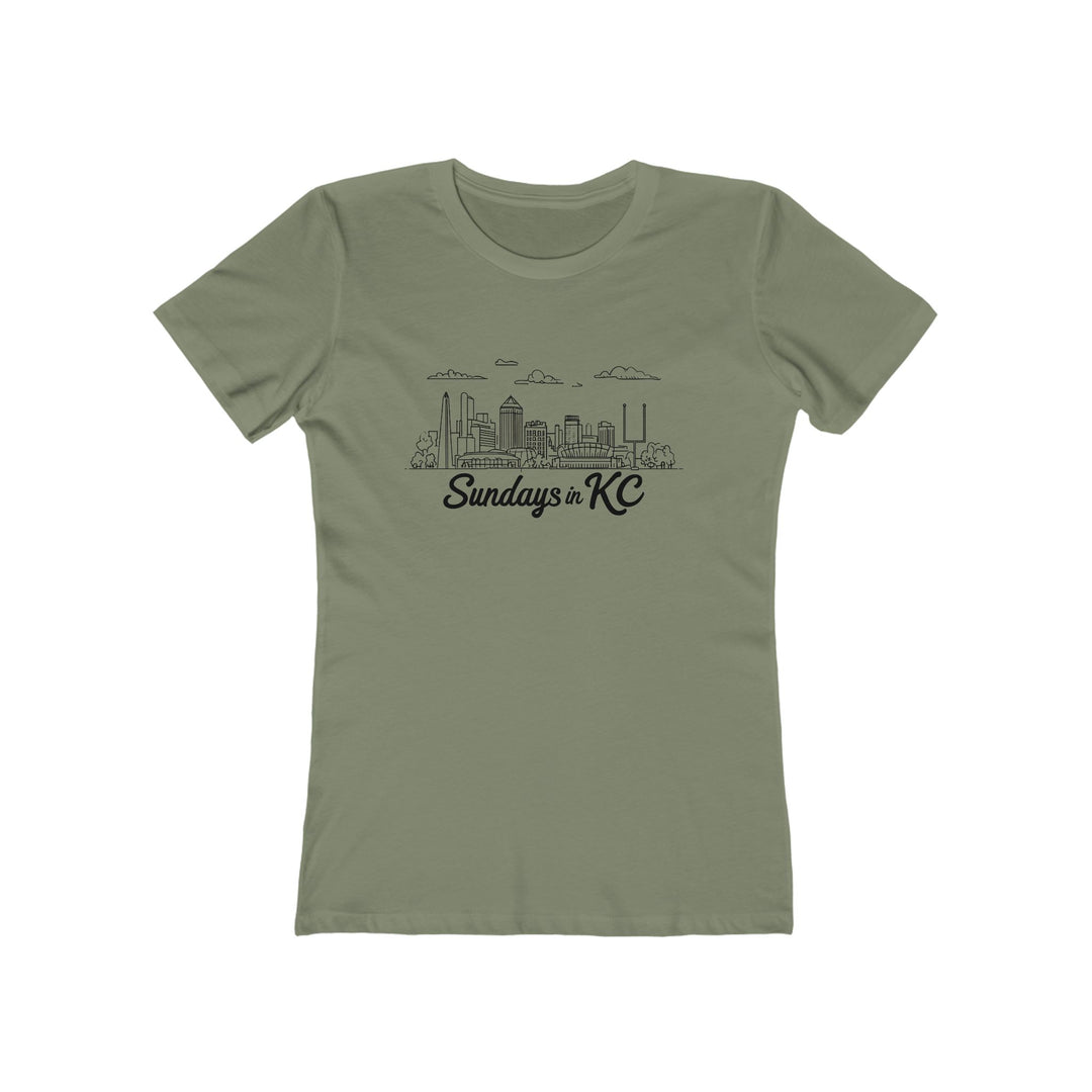 Sundays in KC T-Shirt | Kansas City Skyline Graphic Tee- Ten & Timber