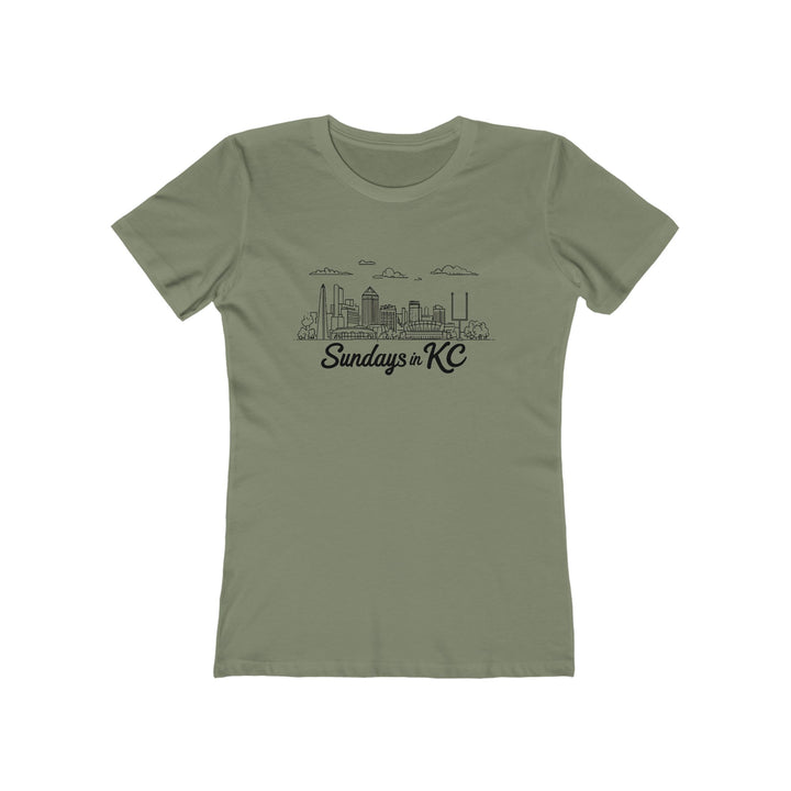 Sundays in KC T-Shirt | Kansas City Skyline Graphic Tee- Ten & Timber