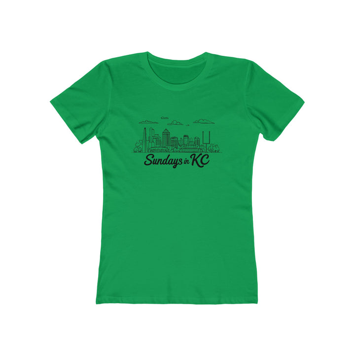 Sundays in KC T-Shirt | Kansas City Skyline Graphic Tee- Ten & Timber