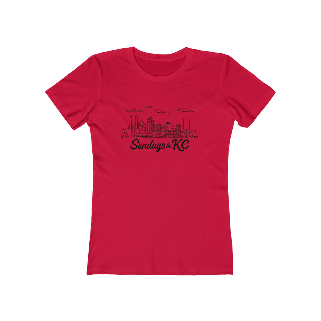 Sundays in KC T-Shirt | Kansas City Skyline Graphic Tee- Ten & Timber