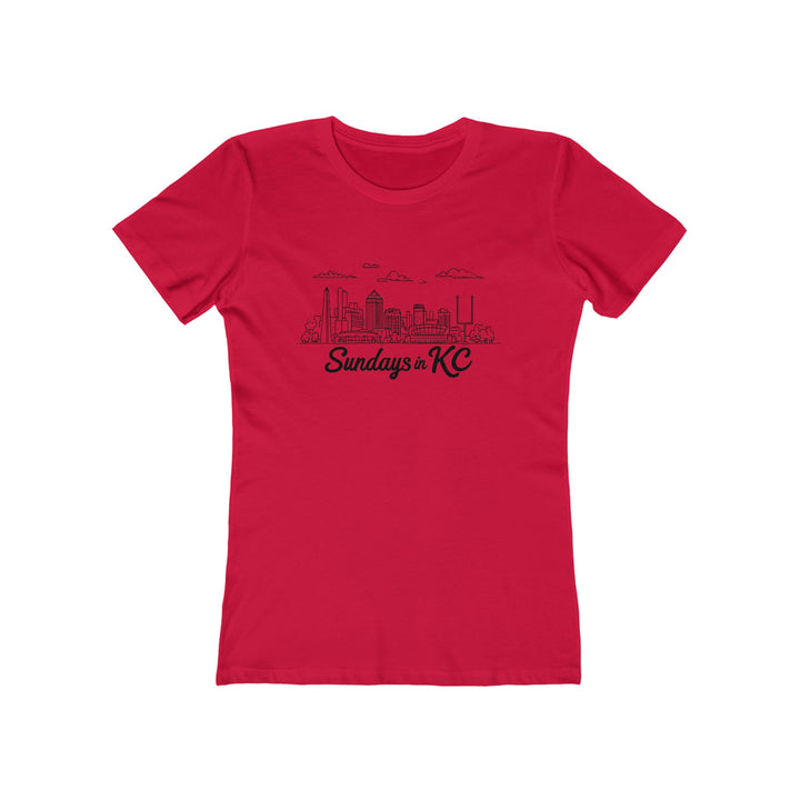 Sundays in KC T-Shirt | Kansas City Skyline Graphic Tee- Ten & Timber