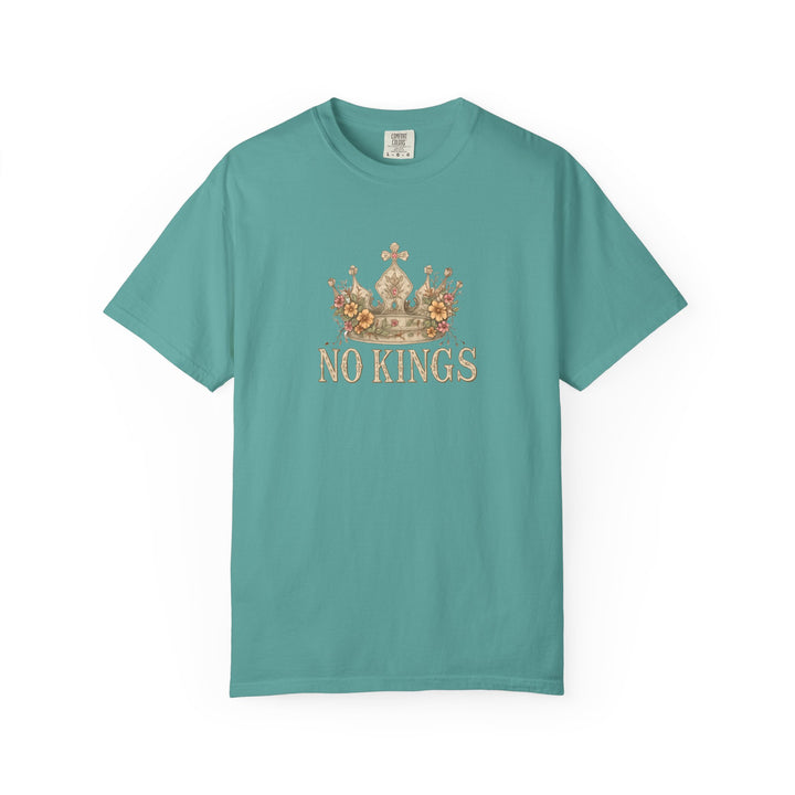No Kings T-Shirt | Anti-Monarchy Crown Graphic Tee- Ten & Timber