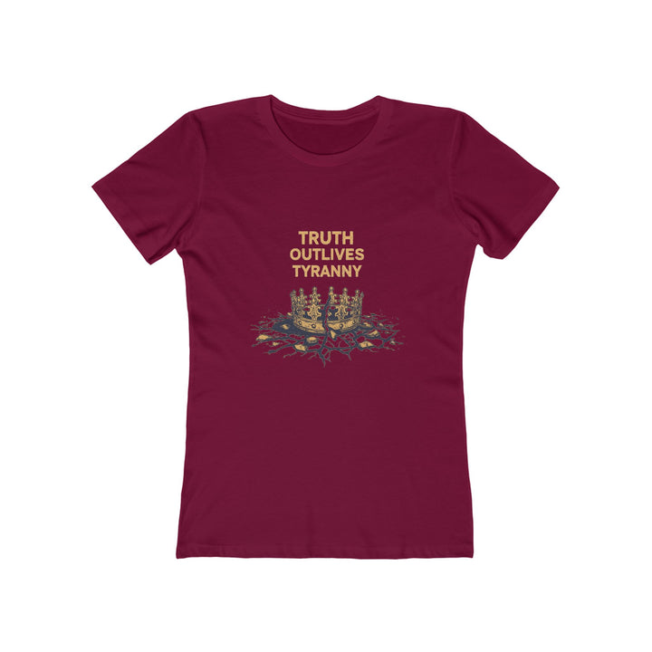 Truth Outlives Tyranny T-Shirt | Activist Motivational Graphic Statement Tee