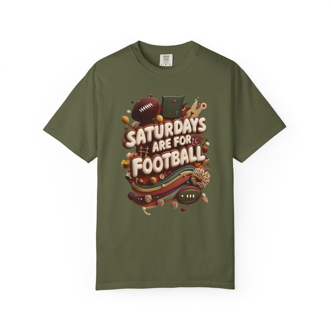 Saturdays Are For Football TShirt College Game Day Tee for Football Fans- Ten & Timber