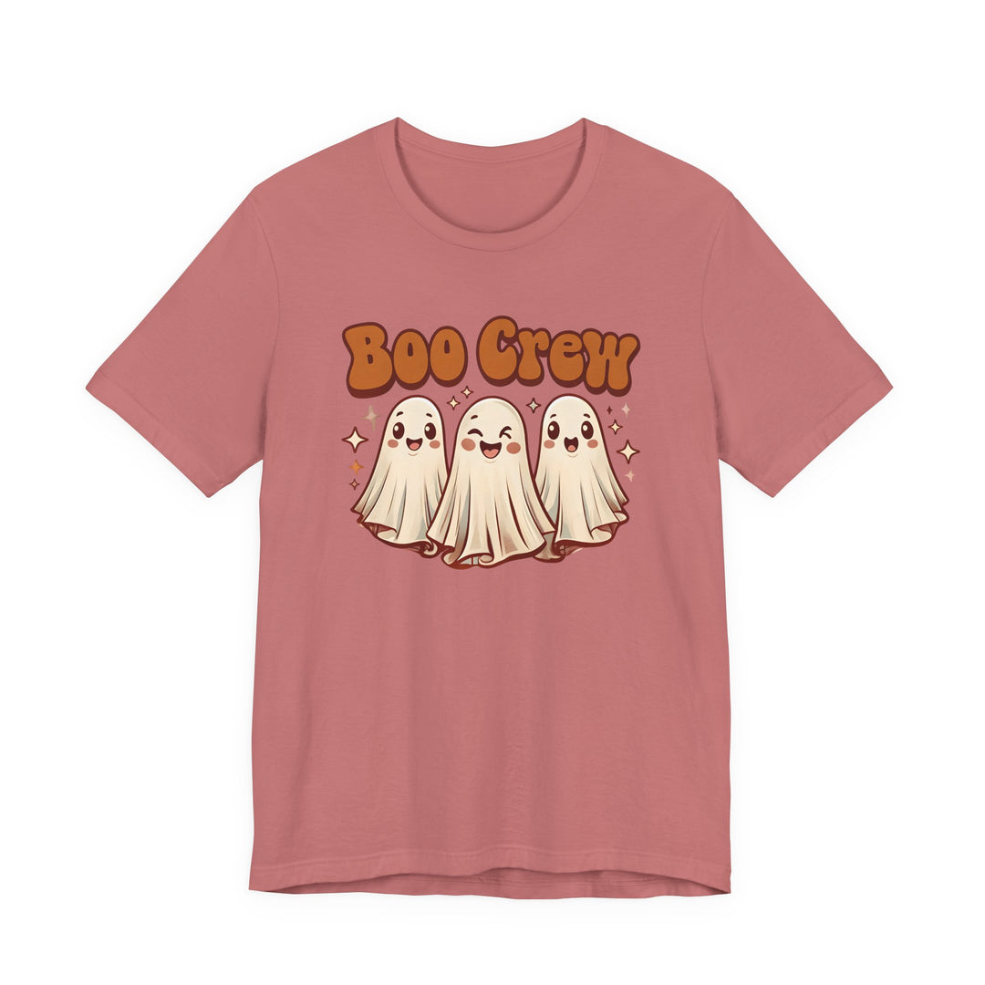 Boo Crew Halloween T-Shirt Cute Retro Ghost Friends Graphic Tee, Spooky Season Shirt, Fall Pumpkin Patch Outfit- Ten & Timber