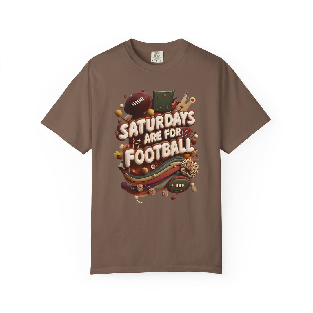 Saturdays Are For Football TShirt College Game Day Tee for Football Fans- Ten & Timber
