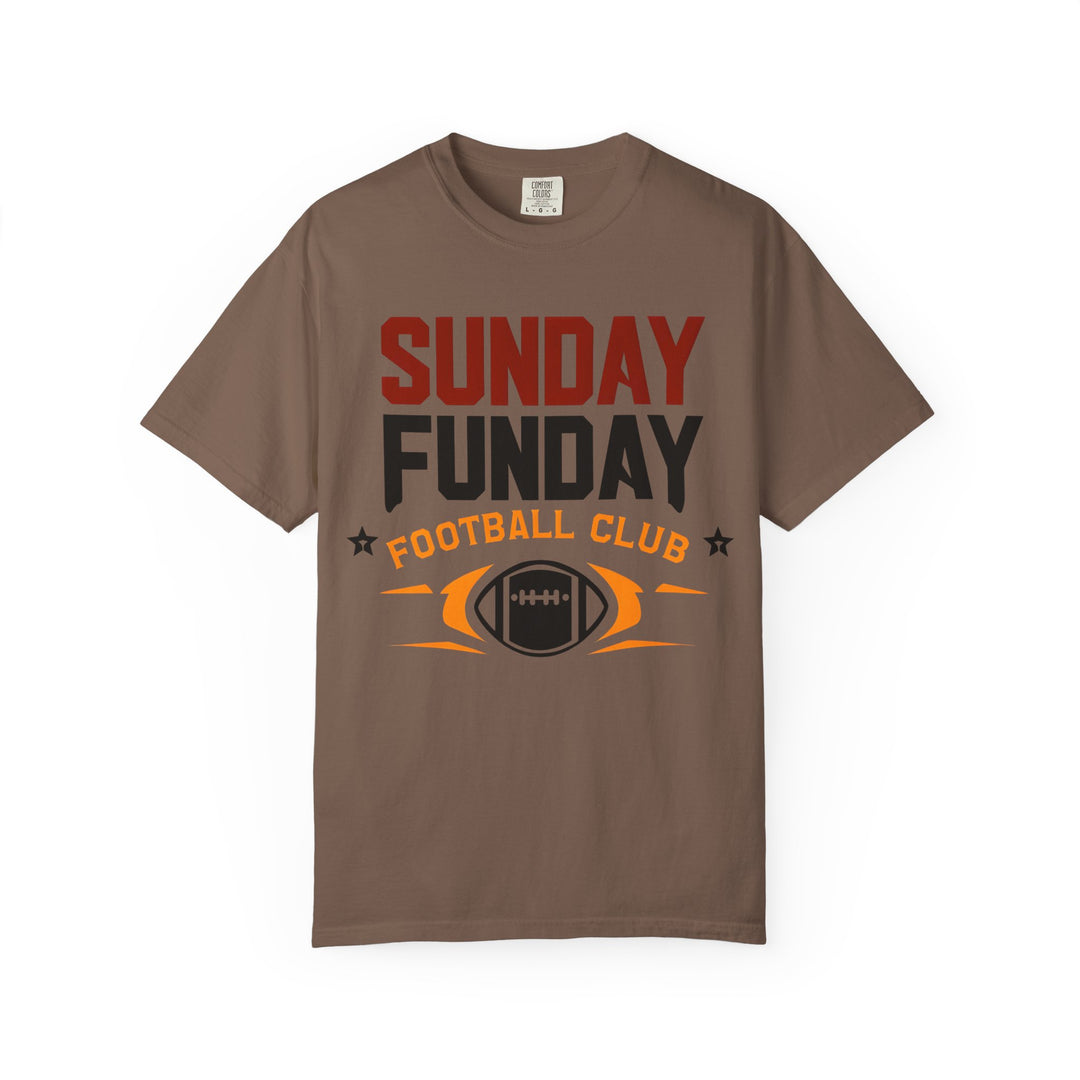 Sunday Funday Football Club T-Shirt Fun Game Day Tee for Football Fans- Ten & Timber