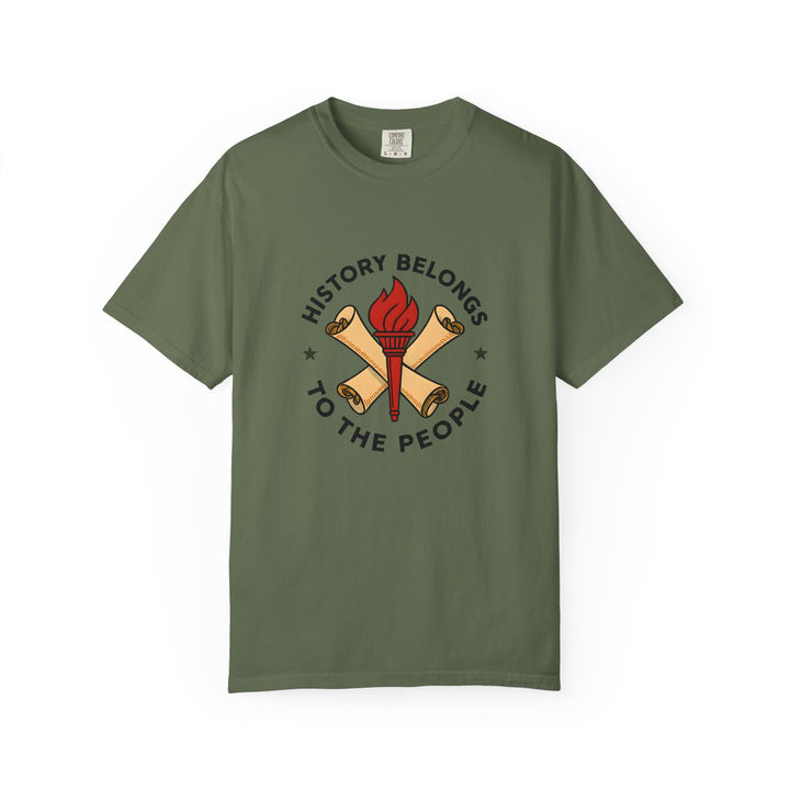 History Belongs to the People Graphic T-Shirt Protest & Activist Tee- Ten & Timber