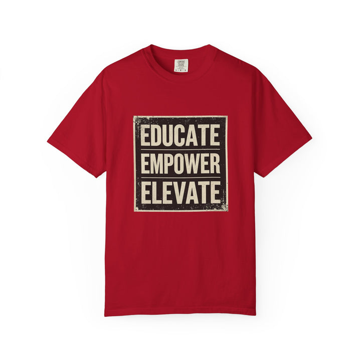 Educate Empower Elevate T-Shirt | Inspirational Motivational Graphic Tee