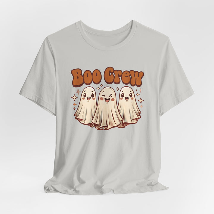 Boo Crew Halloween T-Shirt Cute Retro Ghost Friends Graphic Tee, Spooky Season Shirt, Fall Pumpkin Patch Outfit- Ten & Timber
