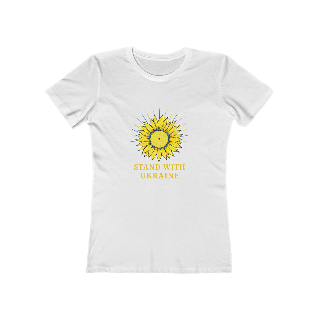 Stand With Ukraine T-Shirt | Sunflower Graphic Tee for Solidarity & Support- Ten & Timber
