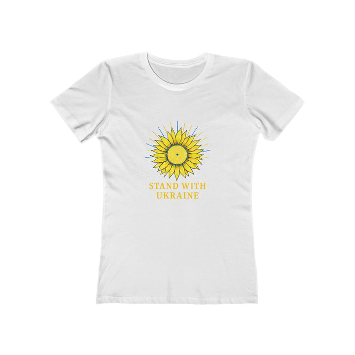 Stand With Ukraine T-Shirt | Sunflower Graphic Tee for Solidarity & Support- Ten & Timber