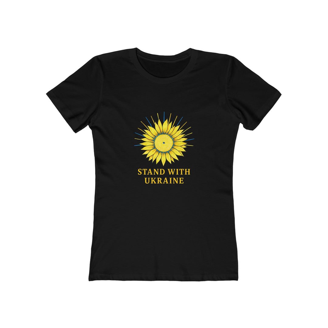 Stand With Ukraine T-Shirt | Sunflower Graphic Tee for Solidarity & Support- Ten & Timber