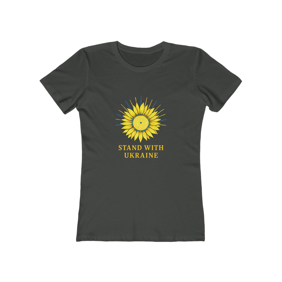 Stand With Ukraine T-Shirt | Sunflower Graphic Tee for Solidarity & Support- Ten & Timber