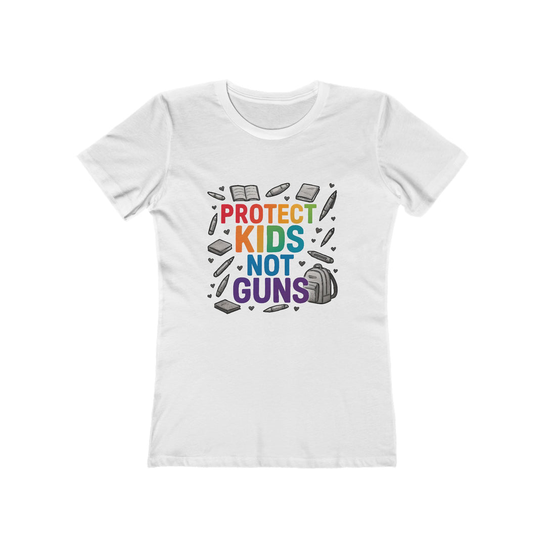 Protect Kids Not Guns Tee, Feminist T-Shirt, Statement Tee for Women, Casual Wear, Social Justice Apparel