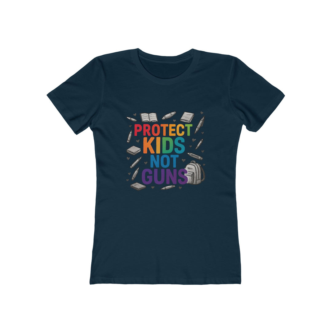 Protect Kids Not Guns Tee, Feminist T-Shirt, Statement Tee for Women, Casual Wear, Social Justice Apparel