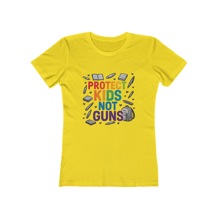 Protect Kids Not Guns Tee, Feminist T-Shirt, Statement Tee for Women, Casual Wear, Social Justice Apparel