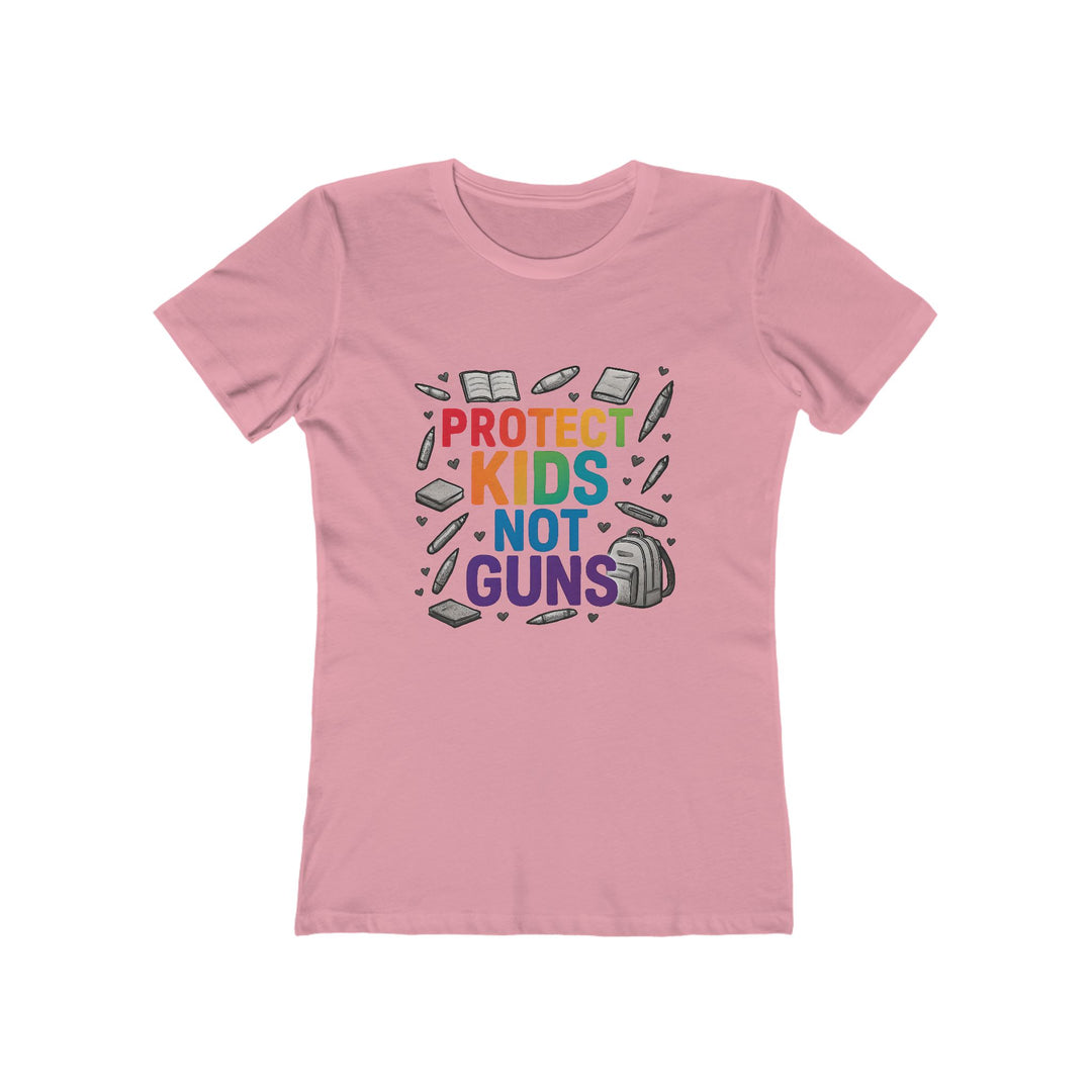 Protect Kids Not Guns Tee, Feminist T-Shirt, Statement Tee for Women, Casual Wear, Social Justice Apparel
