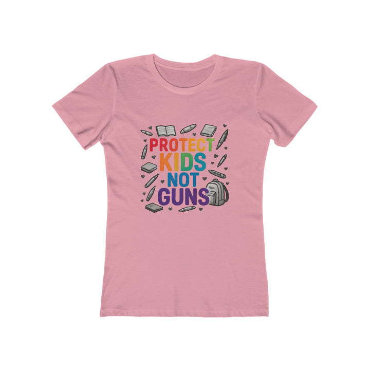 Protect Kids Not Guns Tee, Feminist T-Shirt, Statement Tee for Women, Casual Wear, Social Justice Apparel