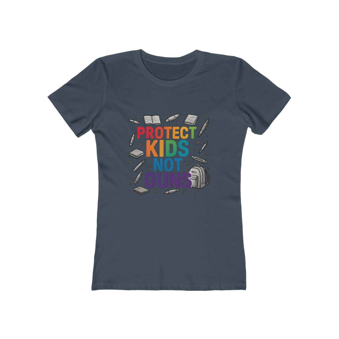 Protect Kids Not Guns Tee, Feminist T-Shirt, Statement Tee for Women, Casual Wear, Social Justice Apparel