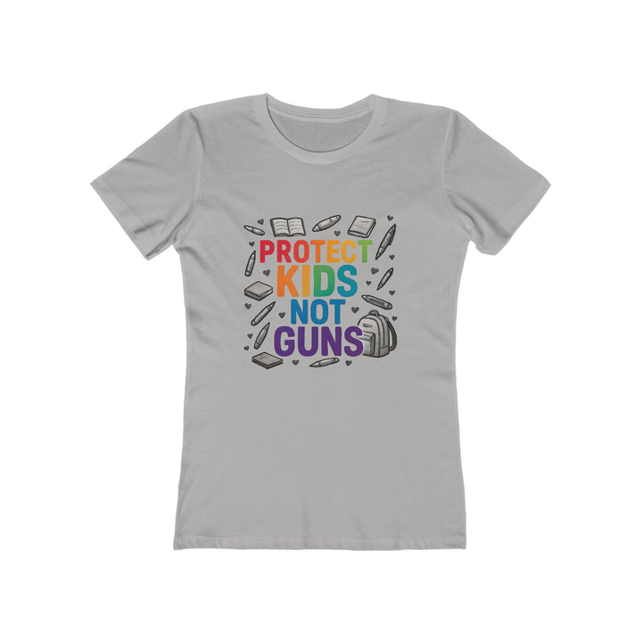 Protect Kids Not Guns Tee, Feminist T-Shirt, Statement Tee for Women, Casual Wear, Social Justice Apparel