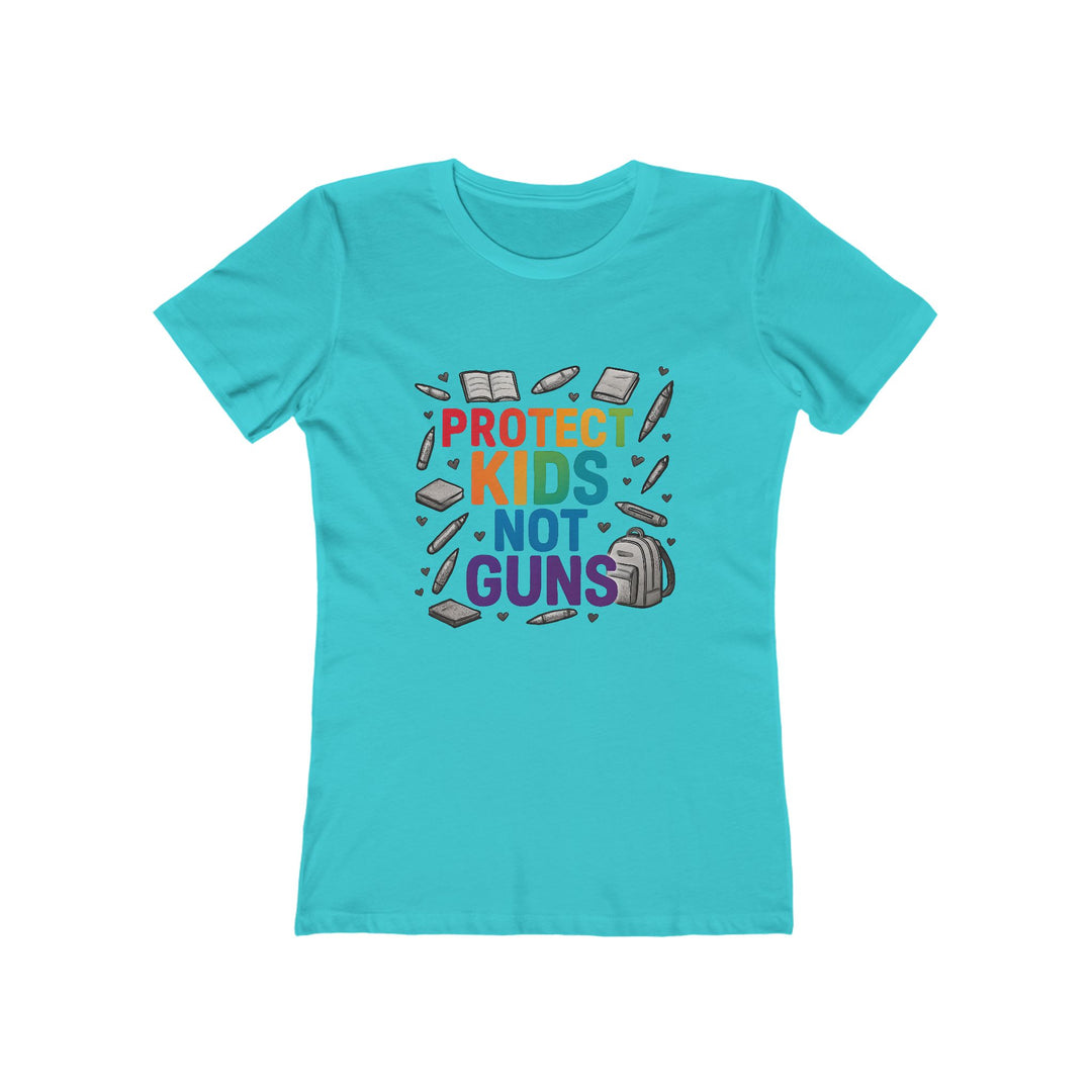 Protect Kids Not Guns Tee, Feminist T-Shirt, Statement Tee for Women, Casual Wear, Social Justice Apparel