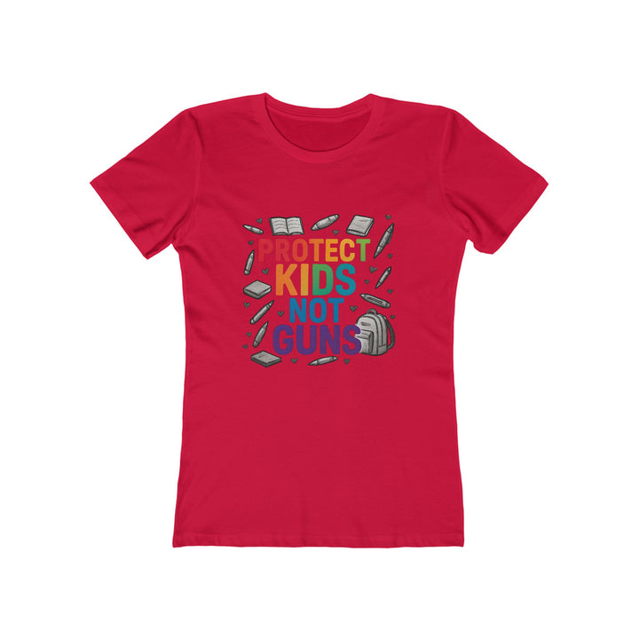 Protect Kids Not Guns Tee, Feminist T-Shirt, Statement Tee for Women, Casual Wear, Social Justice Apparel