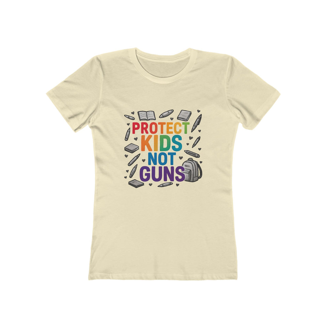 Protect Kids Not Guns Tee, Feminist T-Shirt, Statement Tee for Women, Casual Wear, Social Justice Apparel
