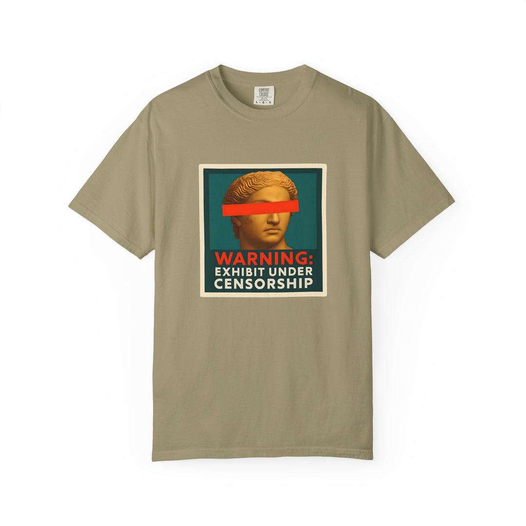 Exhibit Under Censorship T-Shirt | Bold Activist Graphic Tee- Ten & Timber