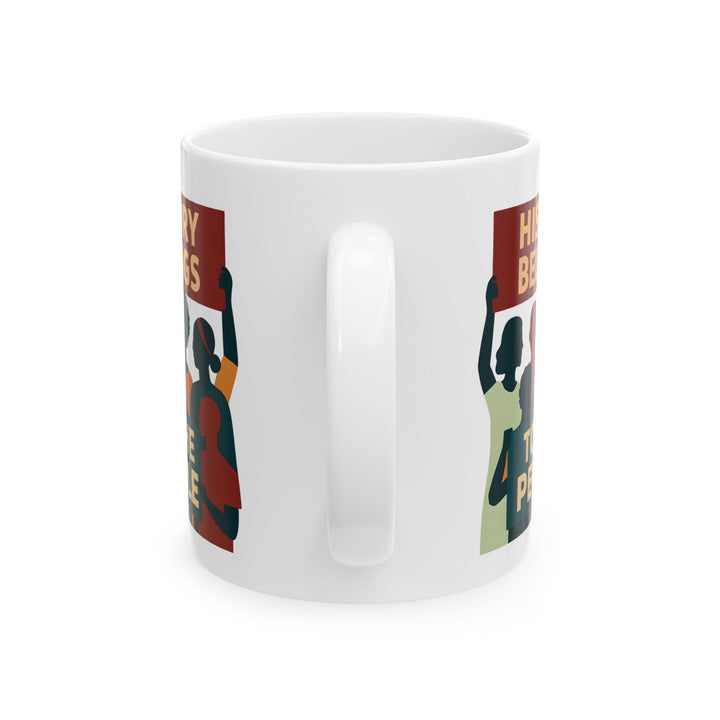 History Belongs to the People Protest Mug | Activist Coffee Cup