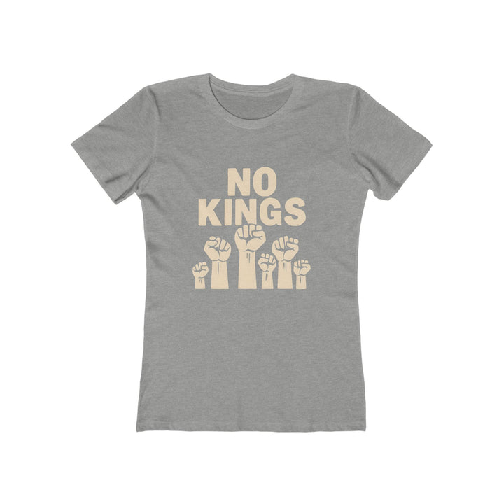 No Kings Women’s T-Shirt | Feminist Activist Graphic Tee- Ten & Timber