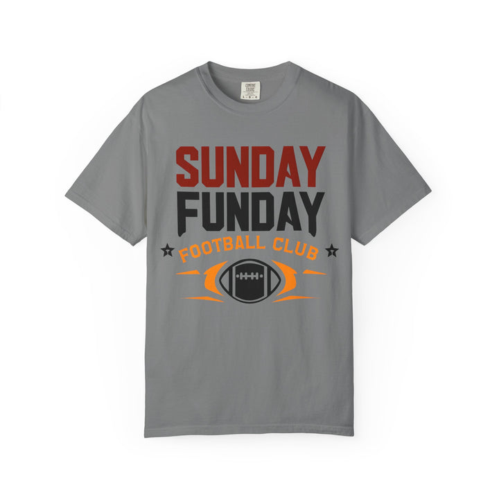 Sunday Funday Football Club T-Shirt Fun Game Day Tee for Football Fans- Ten & Timber