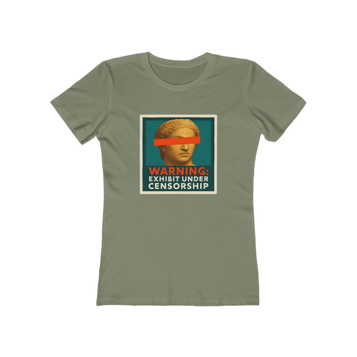 Exhibit Under Censorship T-Shirt | Bold Activist Free Speech Graphic Tee- Ten & Timber